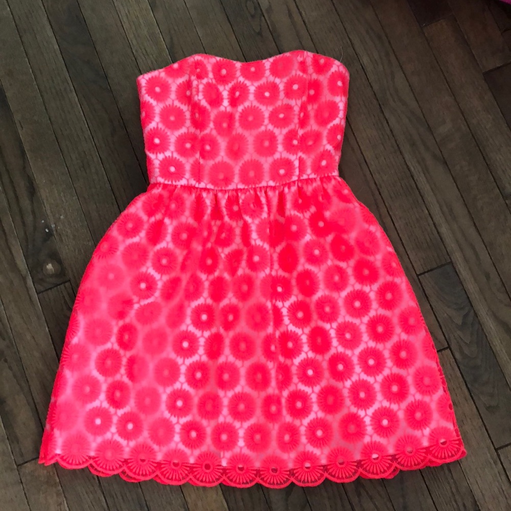 Lilly Pulitzer strapless dress